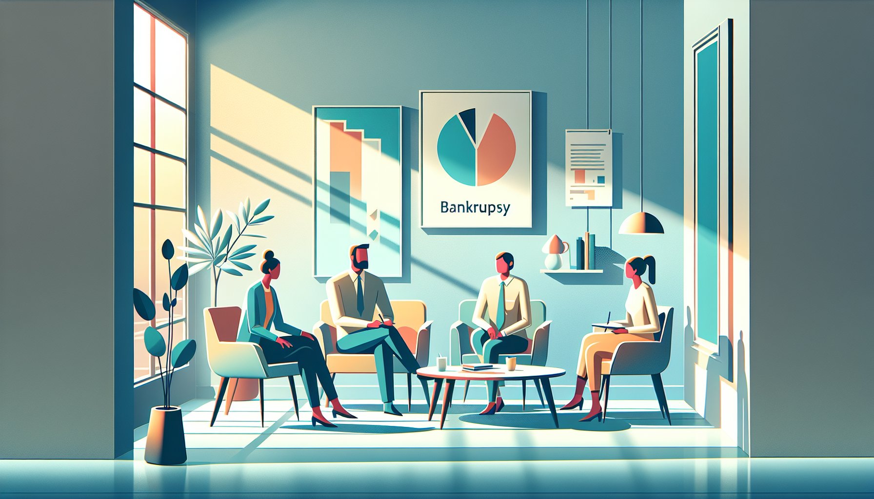 自己破産 家族 に バレる不安を話し合う家族、将来の家族関係とお金を考える場面