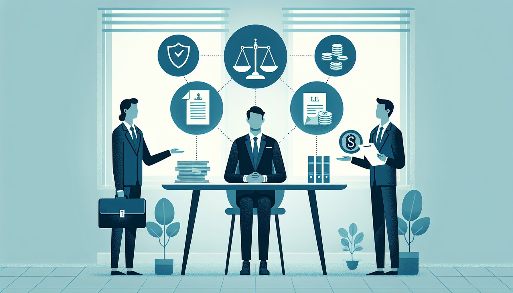 自己破産を誰に任せるか冷静に比較検討する人と弁護士・司法書士の対比