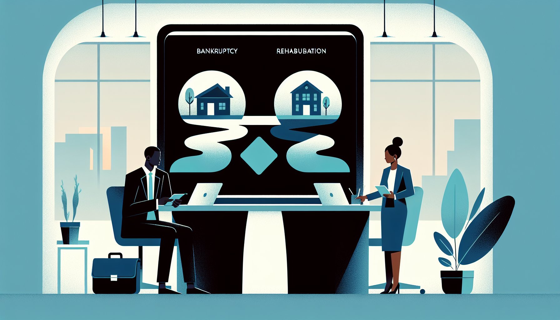 自己破産 か 個人再生 相談 迷う人が将来の生活設計を専門家と検討する場面