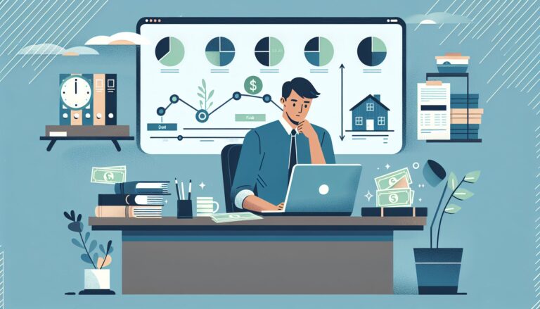 債務整理 いくらから できるかを冷静に比較検討する成人と返済シミュレーション図